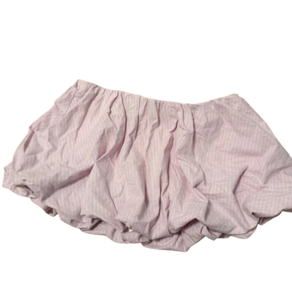 Kimchi Blue for Urban Outfitters Pink and White Stripe Bubble Skort